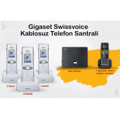 Gigaset C530 4 Dahili Swissvoice Telsiz Kablosuz Telefon Santrali - 1