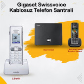 Gigaset C530 2 Dahili Swissvoice Telsiz Kablosuz Telefon Santrali - 1