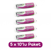 Florex Endüstriyel Jumbo Boy Çöp Torbası 80x110 Cm 10lu Rulo Siyah 5 Rulo (50 Adet) - 1