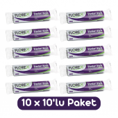 Florex Standart Büyük Boy Çöp Torbası 65x80 Cm 10lu Rulo Siyah 10 Rulo (100 Adet) - 1