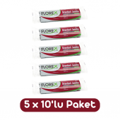 Florex Standart Jumbo Boy Çöp Torbası 80x110 Cm 10lu Rulo Siyah 5 Rulo (50 Adet) - 1