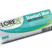 Florex Standart Mini Boy Çöp Torbası 44x45 Cm 40lı Rulo Beyaz - 2