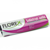 Florex Endüstriyel Jumbo Boy Çöp Torbası 80x110 Cm 10lu Rulo Siyah - 2