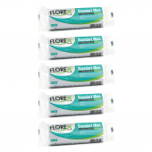 Florex Standart Mini Boy Çöp Torbası 44x45 Cm 40lı Rulo Beyaz 5 Rulo (200 Adet) - 2