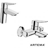 Artema Solid S Lavabo + Banyo Batarya Seti - 1