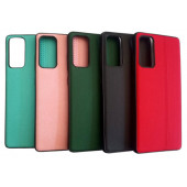 Samsung Galaxy S20 FE Deri Görünümlü Yumuşak Kılıf thumbnail 1