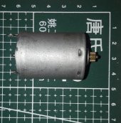 H60-3HA138 DC 3-9V (Çap 28mm) Yüksek Torklu Motor - 4