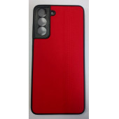 Samsung Galaxy S21 FE Uyumlu Deri Görünümlü Yumuşak Süet Kılıf - 6