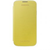 Samsung S4 i9500 Kapaklı Kılıf Sarı EF-FI950BYEGWW - 2