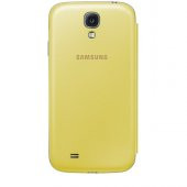 Samsung S4 i9500 Kapaklı Kılıf Sarı EF-FI950BYEGWW - 4