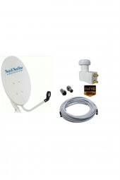 Çanak Anten Lnb2(ÇİFTLİ) 15 Metre Kablo 68 Cm Next Çanak Anten Set - 1