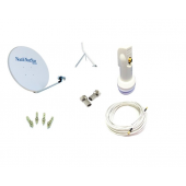 ÇANAK ANTEN SETİ (ÇANAK+LNB+10 MT KABLO+2 ADET KONNEKTÖR) - 1