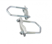 ANTEN KELEPÇESİ 2 Lİ BALKON MONTAJI İÇİN 10 CM - 1