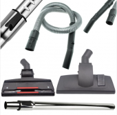 BOSCH YATIK SÜPÜRGE UYUMLU ÇELİK BORULU MUADİL HORTUM SETİ OEM - 1