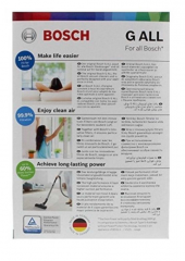 BOSCH SİEMENS PROFİLO G TİP Bbz41fgall İTHAL MUADİL SÜPÜRGE TORBASI SÜPER KALİTE - 2