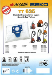ARÇELİKTT635-BEKO SÜPÜRGE TORBASI 5 ADET - 1