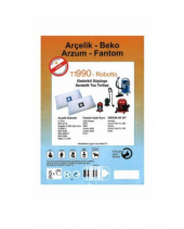 ARÇELİK-BEKO-FANTOM-ARZUM-ARİWATO SÜPÜRGE TORBASI 5 ADET - 1