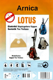 ARNİCA LOTUS YATIK SÜPÜRGE TORBASI (5 ADET) - 1