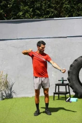 Slazenger Mavi Gögüs Egzersiz Tübülü thumbnail 12