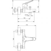 E.C.A Eca Spylos Banyo Duş Bataryası 102102494 - 2