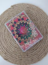 Ayna Cep Çanta Seyehat Aynası Sulu Pullu Makyaj Kozmetik Büyüteç Kompakt - 1