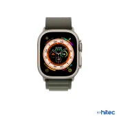 ScHitec 42-44mm Yeni Nesil Apple Uyumlu Akıllı Saat Kordonu Hasır Kancalı Yeşil thumbnail 3