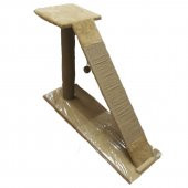 TırmıQ Oyuncaklı Oyuncaklı Yatay Kedi Tırmalama Standı 100 x 30 x 65 cm - 3