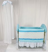 MYRA BABY 101 EKO PUANTİYELİ KUMAŞ DESENLİ SEPETSİZ BEŞİK - 4