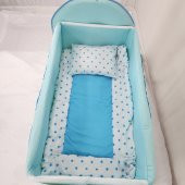 MYRA BABY 101 EKO PUANTİYELİ KUMAŞ DESENLİ SEPETSİZ BEŞİK - 7