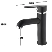 Venita Pisa Aç Kapa Lavabo Bataryası Siyah - 2