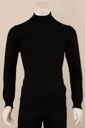 Slim Fit Yünlü Boğazlı Triko - 2