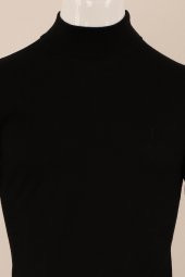 Slim Fit Yünlü Boğazlı Triko - 3