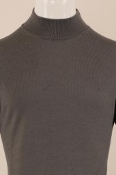 Slim Fit Yünlü Boğazlı Triko - 7