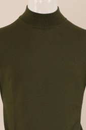 Slim Fit Yünlü Boğazlı Triko - 9