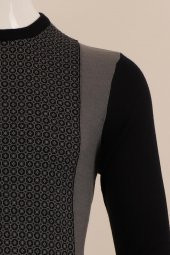 Slim Fit Yünlü Desenli Spor Triko - 7