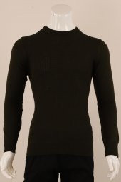 Slim Fit Yünlü Örgü Triko - 6