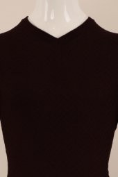 Slim Fit Yünlü Triko - 7