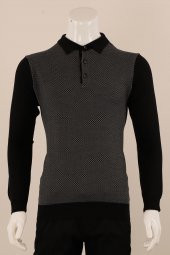 Slim Fit Yünlü Boğazlı Spor Triko - 2