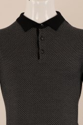 Slim Fit Yünlü Boğazlı Spor Triko - 3