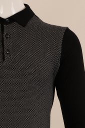 Slim Fit Yünlü Boğazlı Spor Triko - 4