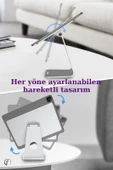 iPad Air 10,9 inç  4/5. Nesil Serisi Fuchsia FS609 Magnetik Tablet Standı - 5