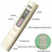 Tds Metre Su Kalitesi Ölçüm Cihazı Su Saflık Ölçer ve Pil AA188 - 2