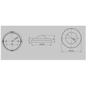 Metali Kapı Kolu Stoperi Beyaz Kapı Tamponu Kol Tamponu - 2