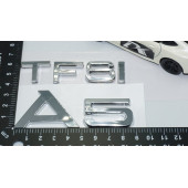 DK Tuning Audi A5 TFSi Krom ABS 3M 3D Bagaj Yazı Logo thumbnail 4