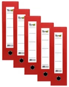 Arşiv ve Proje Kutusu 29x36x5cm Kırmızı 5'li - 5