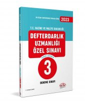 Defterdarlık Uzmanlığı Özel Sınavı Tamamı Çözümlü 3 Deneme Editör Yayınları - 1