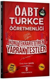 ÖABT Türkçe Öğretmenliği Yaprak Testler Türkçe Öabtdeyiz - 1