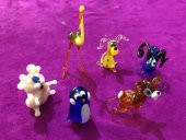 CAM HAYVAN FİGÜR LOTU - KOÇ-FLAMİNGO-KÖPEK-TAVŞAN-PENGUEN-CEYLAN - 6 ADET SET 69 thumbnail 1