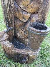 Ledli Yaprak Motifli Dekoratif Şelale 38x24x18cm DW72123 - Masaüstü Şelale thumbnail 5