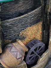 Led Aydınlatmalı Su Değirmenli Dekoratif Şelale 100x75x38cm DW72004 - Dekoratif Danışma Masası thumbnail 4